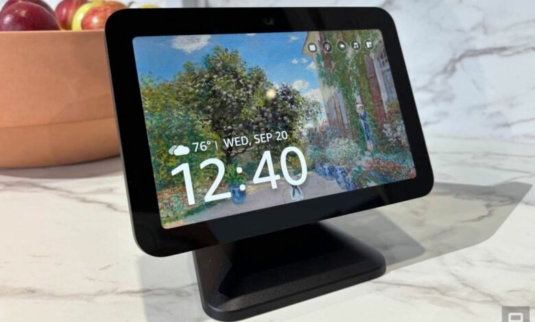 Pick up the 2023 Echo Show 8 with a free smart bulb for 0 in the Amazon Spring Sale