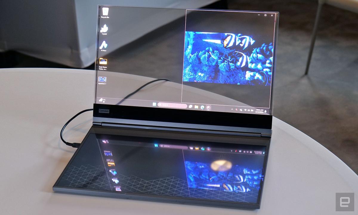 Lenovo’s Project Crystal laptop looks like a Star Trek prop