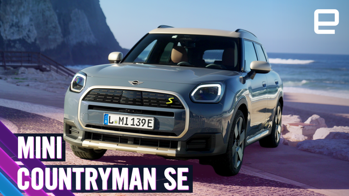 Mini’s first electric Countryman has a wild interior that’s not to be missed
