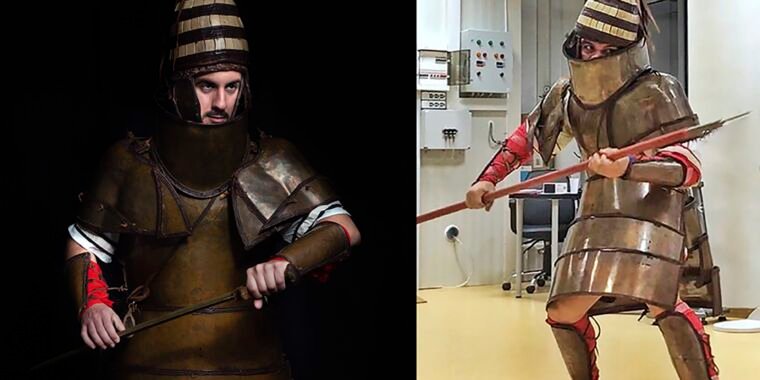 Bizarre armor from Mycenaean Greece turns out to have been effective