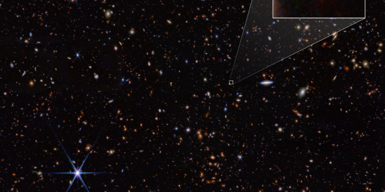 Daily Telescope: The most distant galaxy found so far is a total surprise