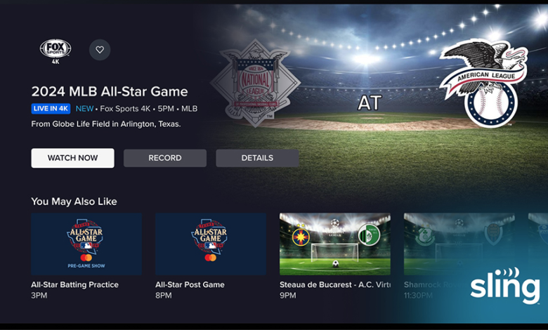 Sling will finally stream its first live event in 4K, the 2024 MLB All-Star Game