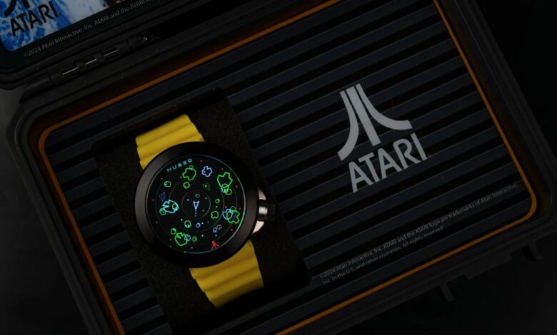 Good luck figuring out what time it is on this cool Asteroids watch Good luck figuring out what time it is on this cool Asteroids watch