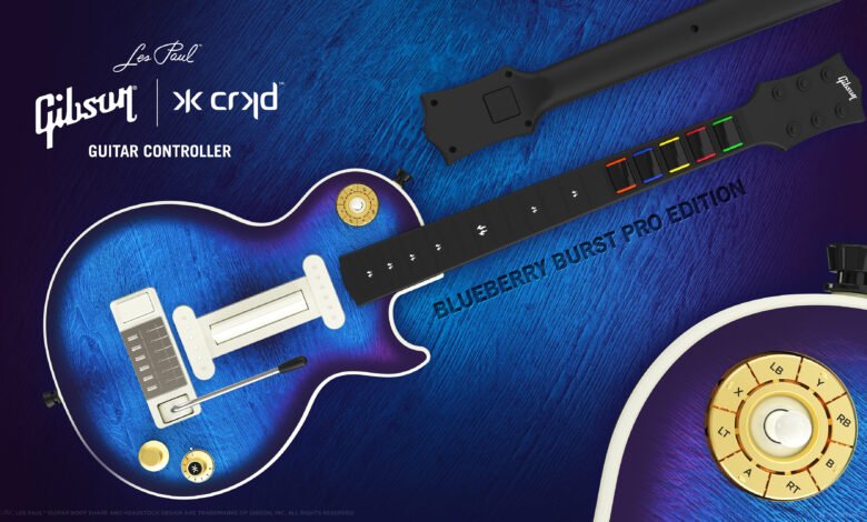 CRKD teamed up with Gibson to make new guitar controllers CRKD teamed up with Gibson to make new guitar controllers