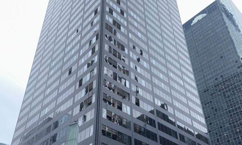 “Bouncing” winds damaged Houston skyscrapers in 2024