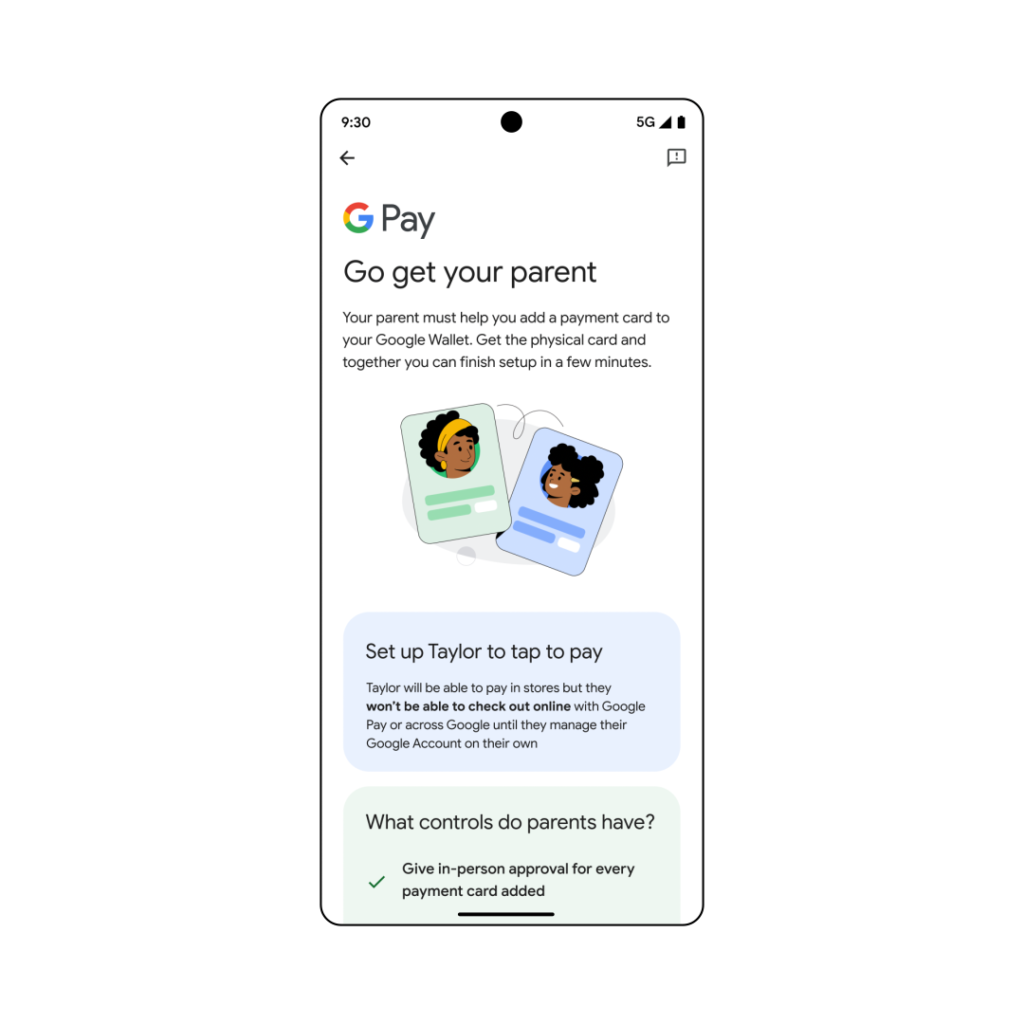 Google Wallet is now available for kids