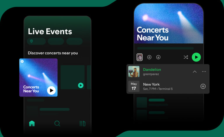 Spotify's latest custom playlist highlights artists with upcoming shows in your area Spotify's latest custom playlist highlights artists with upcoming shows in your area