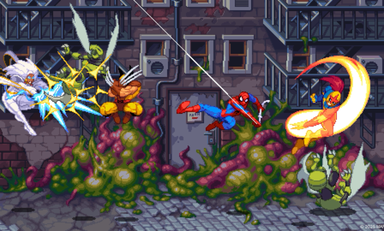 Marvel Cosmic Invasion is a '90s-style beat-'em-up in the mold of Shredder's Revenge Marvel Cosmic Invasion is a '90s-style beat-'em-up in the mold of Shredder's Revenge