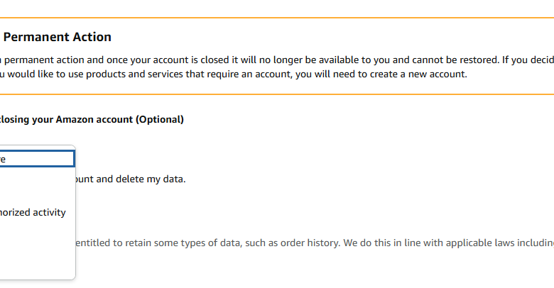 How to cancel your Amazon account How to cancel your Amazon account