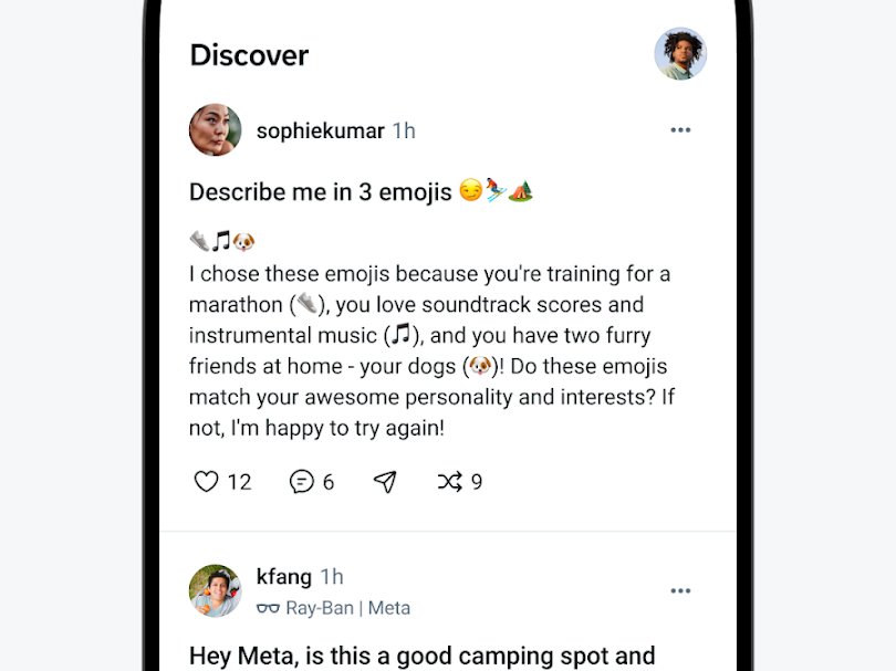 Meta’s ChatGPT competitor includes conversational voice chat and a social feed