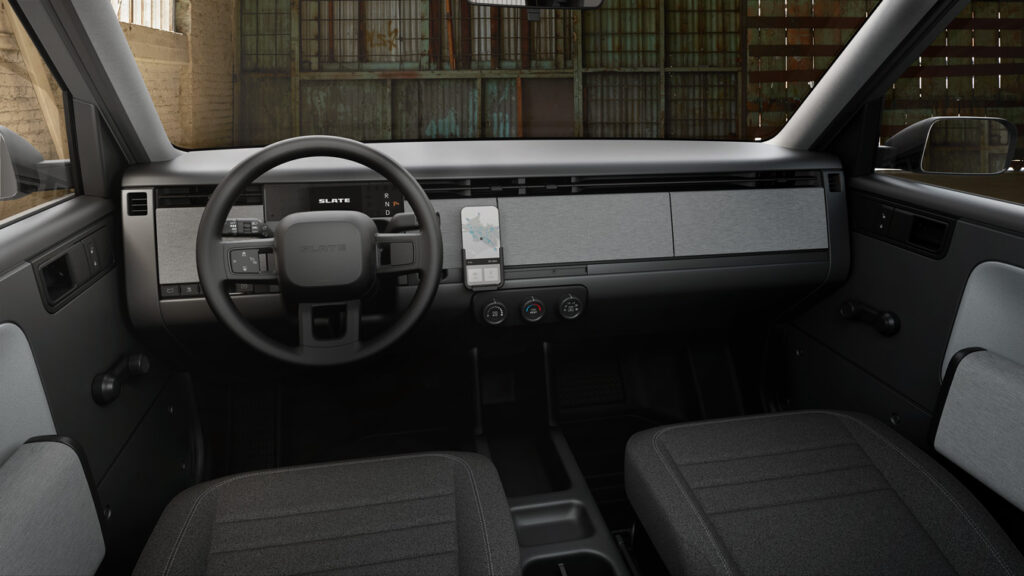 Slate Auto unveils its US-made barebones electric pickup costing just ,000