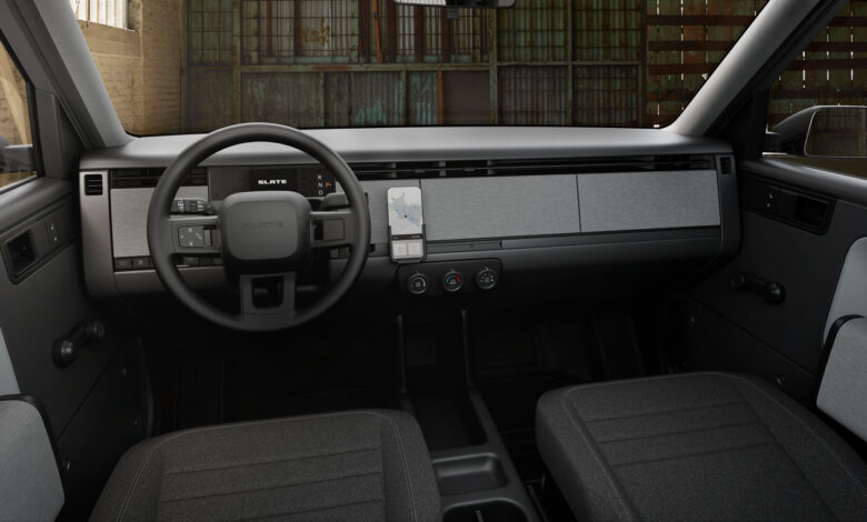 Slate Auto unveils its US-made barebones electric pickup costing just ,000 Slate Auto unveils its US-made barebones electric pickup costing just ,000