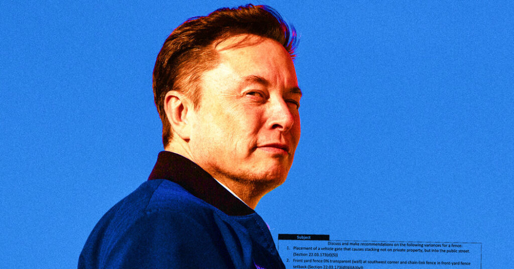 Elon Musk, His 16-Foot Wall and the Feud With His Texas Neighbors