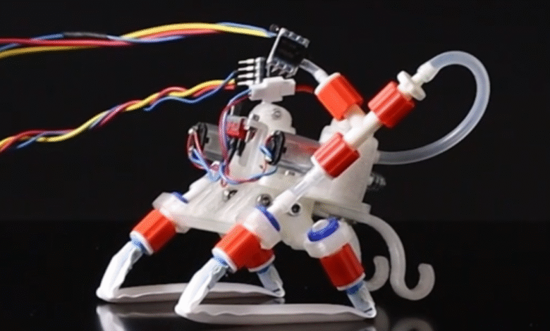 Dutch scientists built a brainless soft robot that runs on air Dutch scientists built a brainless soft robot that runs on air