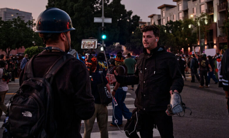 Los Angeles Protests Amplified by Influencers and Online Creators Los Angeles Protests Amplified by Influencers and Online Creators