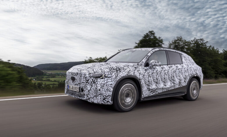 Mercedes’ next electric GLC rides great—we’ve driven the prototype
