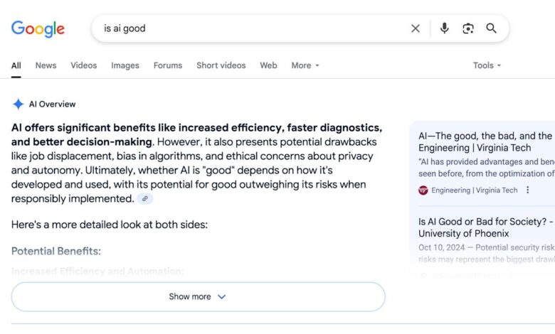 How to turn off Google’s AI Overviews in web searches How to turn off Google’s AI Overviews in web searches