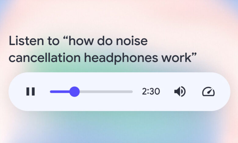 Google can now generate a fake AI podcast of your search results Google can now generate a fake AI podcast of your search results