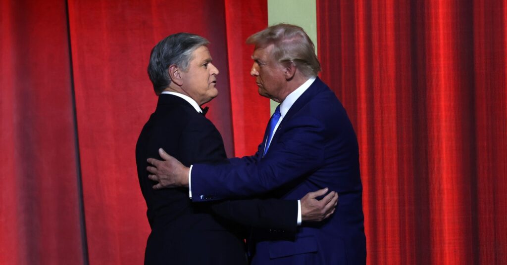 Donald Trump and Sean Hannity Set Off a Wave of Disinformation After Iran Bombing