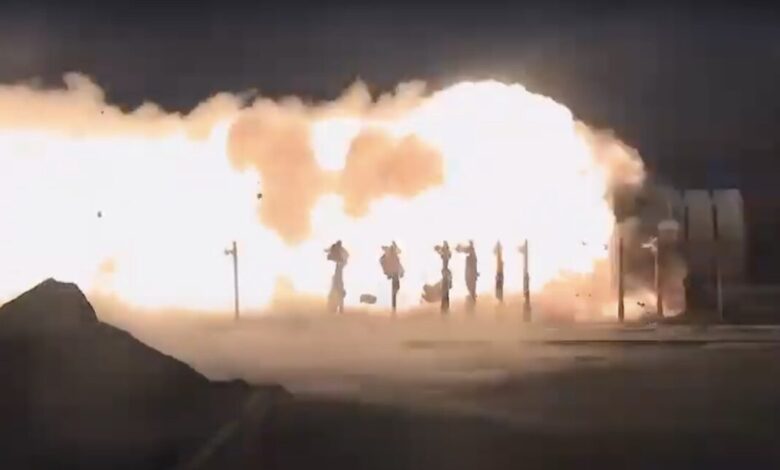 NASA tested a new SLS booster that may never fly, and the end of it blew off NASA tested a new SLS booster that may never fly, and the end of it blew off