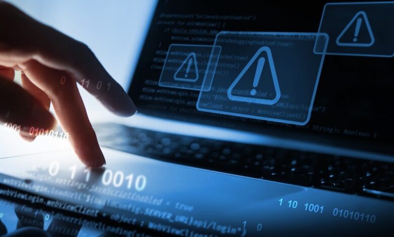 Address bar shows hp.com. Browser displays scammers’ malicious text anyway. Address bar shows hp.com. Browser displays scammers’ malicious text anyway.