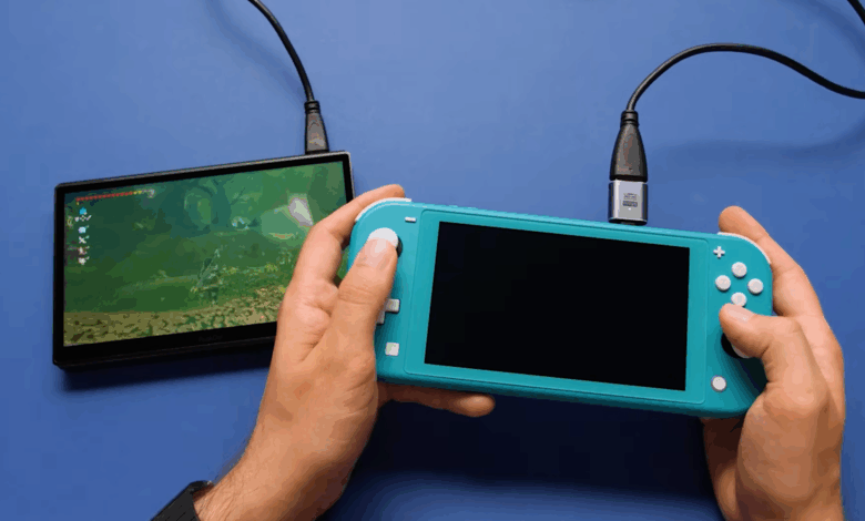 This HDMI mod lets you play Nintendo Switch Lite on a big screen