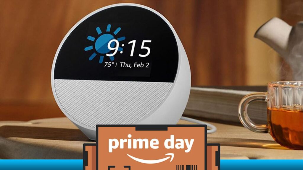 Amazon’s Echo Spot is on sale for only  for Prime Day