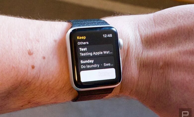 Google Keep no longer supports the Apple Watch Google Keep no longer supports the Apple Watch